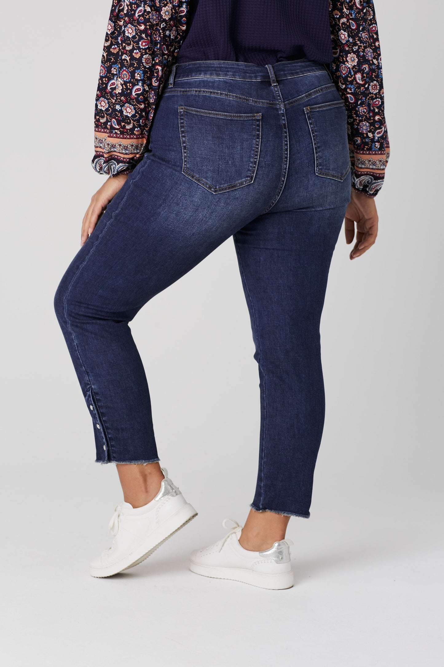 Westport Signature Skinny Jeans with Snap Button At Ankle - Plus