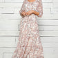 Figueroa & Flower Print Tiered Maxi Dress