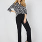 Roz & Ali Black And White Floral Popover