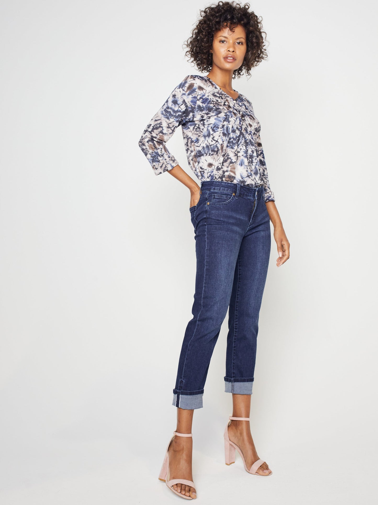 Westport Signature Girlfriend Jeans with Selvedge Cuff