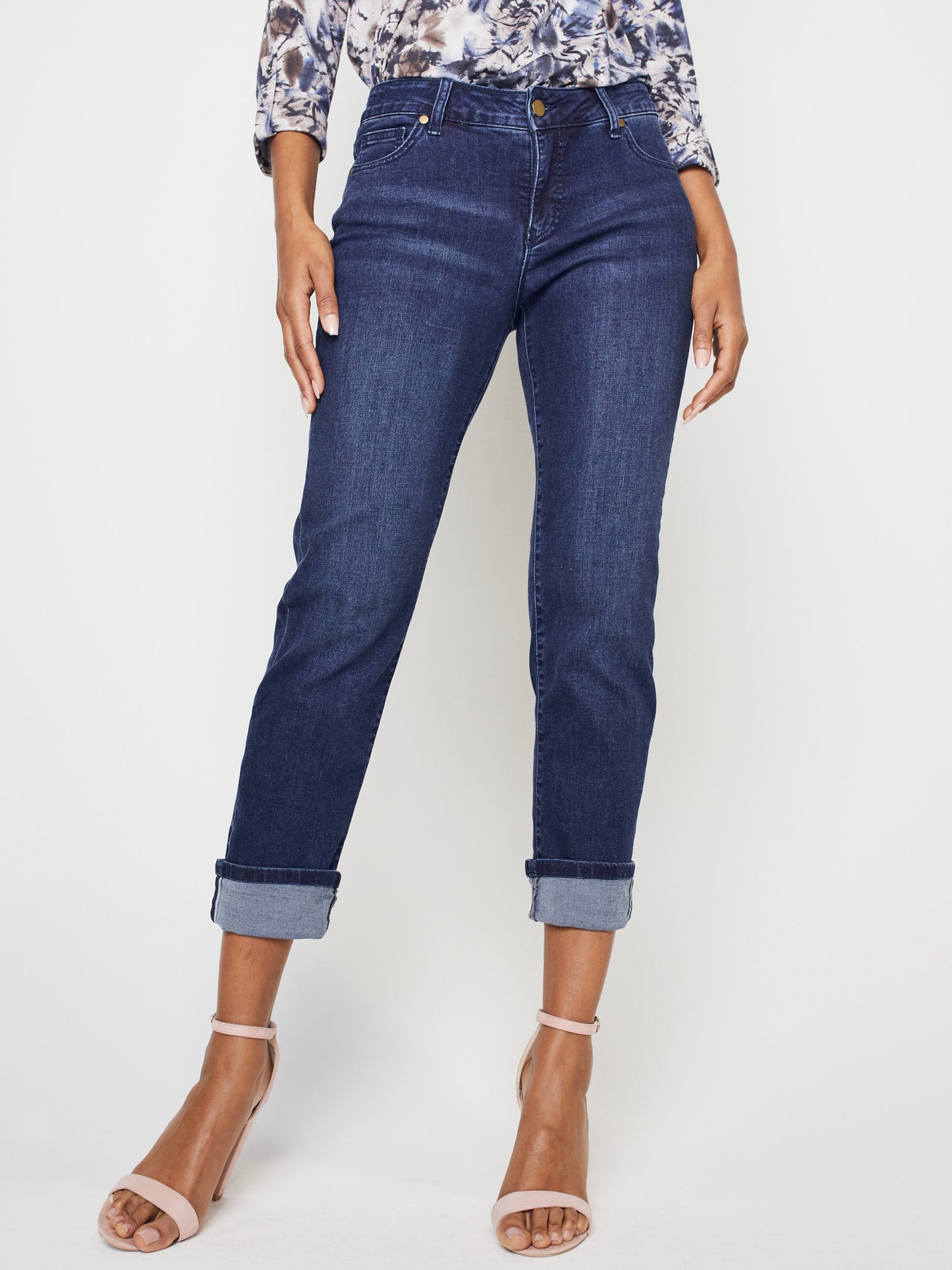 Westport Signature Girlfriend Jeans with Selvedge Cuff