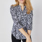 Roz & Ali Floral Ruffle Neck Popover