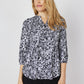 Roz & Ali Floral Ruffle Neck Popover