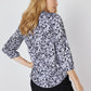 Roz & Ali Floral Ruffle Neck Popover