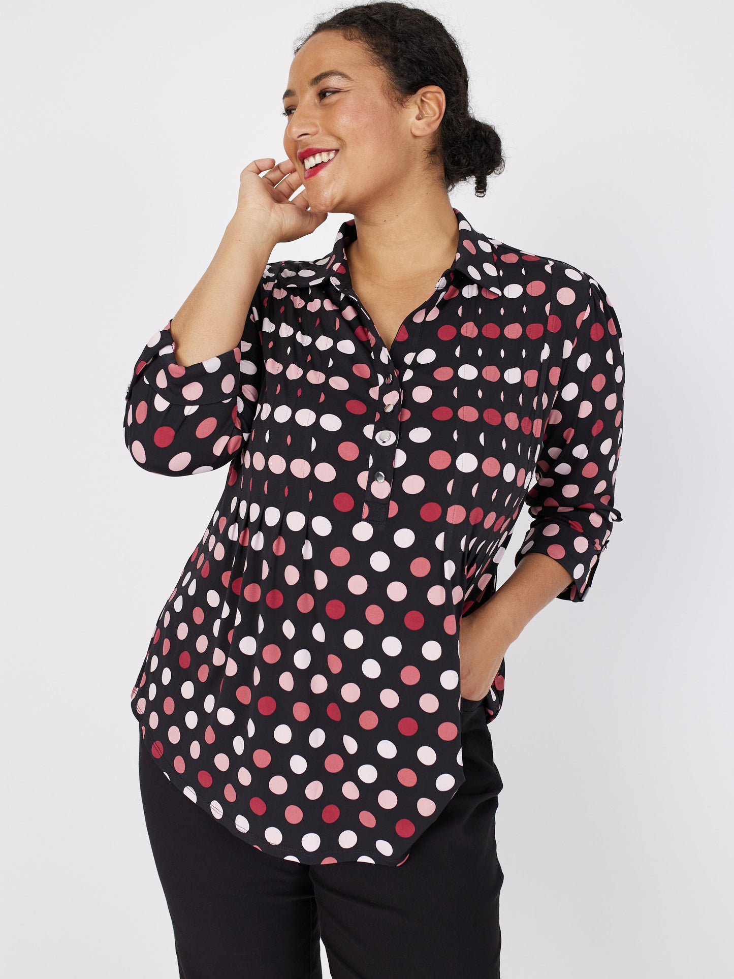 Roz & Ali Tonal Dot Popover - Plus