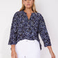 Roz & Ali Denim Friendly Floral & Paisley Popover - Plus