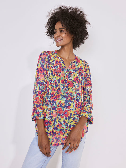 Roz & Ali Bright Floral Mesh Popover