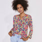 Roz & Ali Bright Floral Mesh Popover