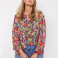 Roz & Ali Bright Floral Mesh Popover - Plus