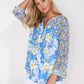 Roz & Ali Twin Print Mesh Popover - Plus