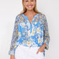 Roz & Ali Twin Print Mesh Popover - Plus