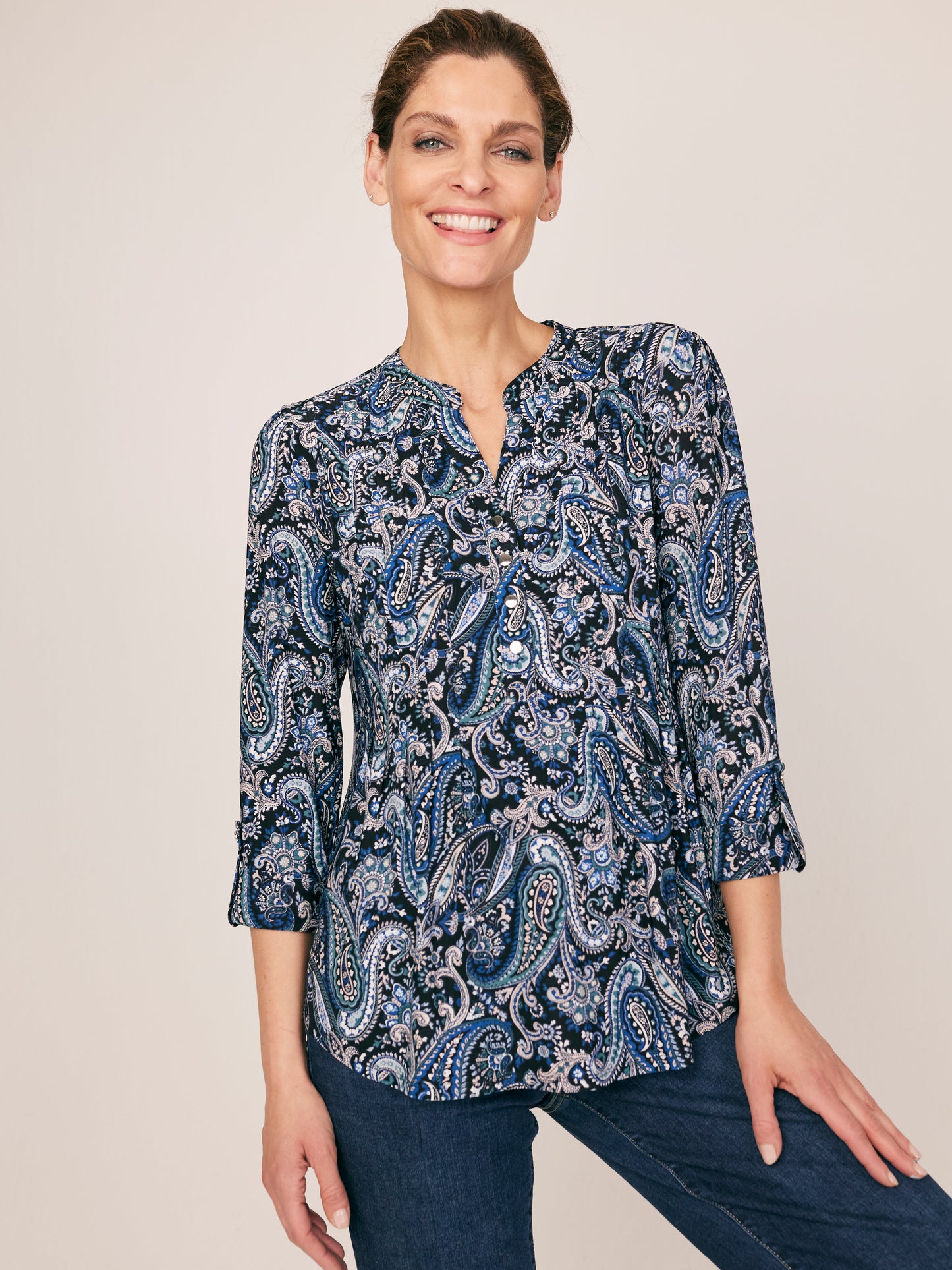 Roz & Ali Groovy Paisley Print Popover