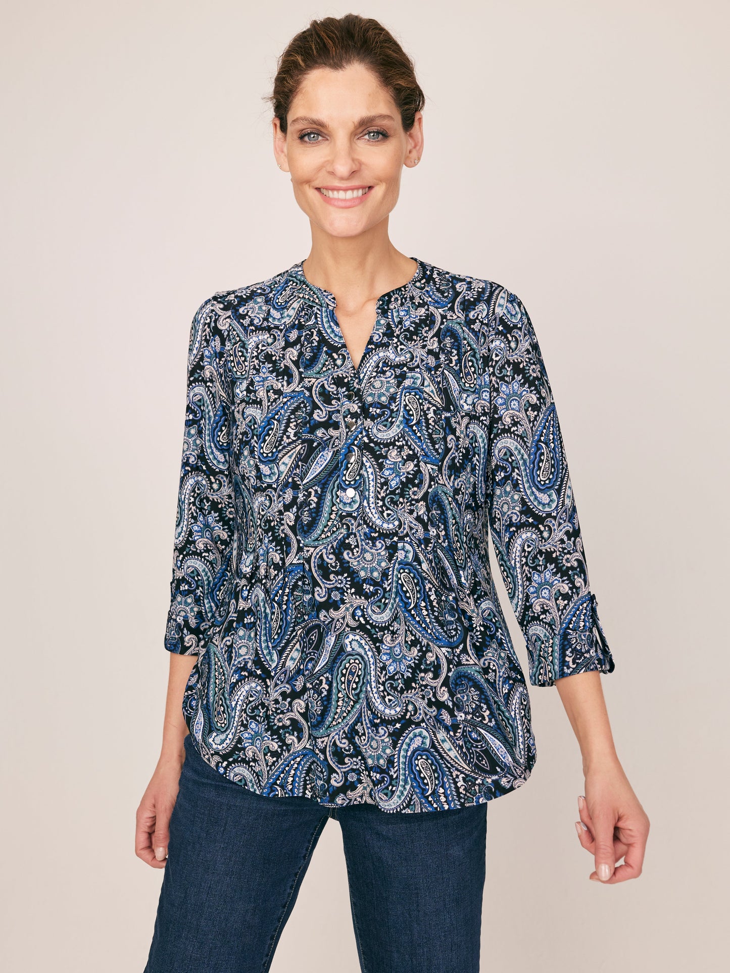 Roz & Ali Groovy Paisley Print Popover