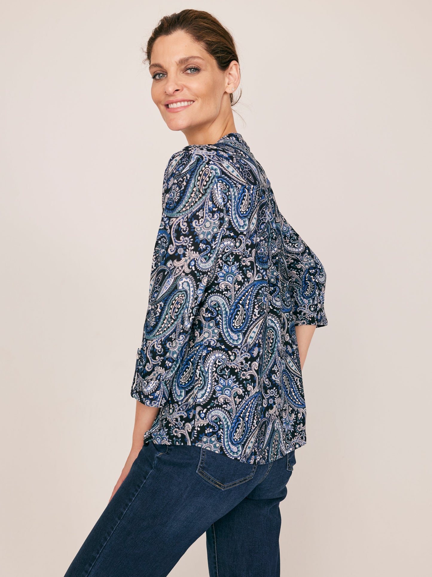 Roz & Ali Groovy Paisley Print Popover