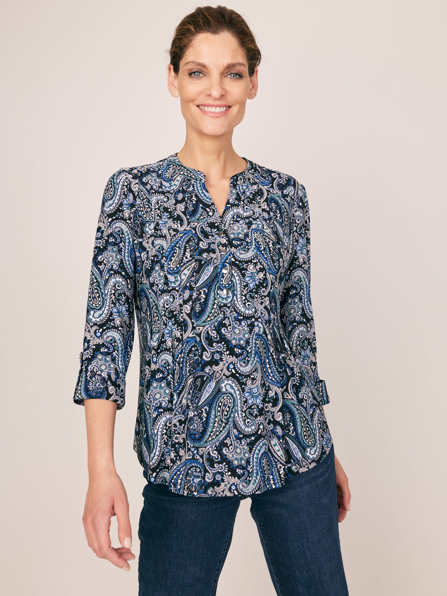 Roz & Ali Groovy Paisley Print Popover