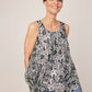 Roz & Ali Sleeveless Paisley Layered Popover