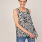 Roz & Ali Sleeveless Paisley Layered Popover