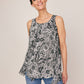 Roz & Ali Sleeveless Paisley Layered Popover