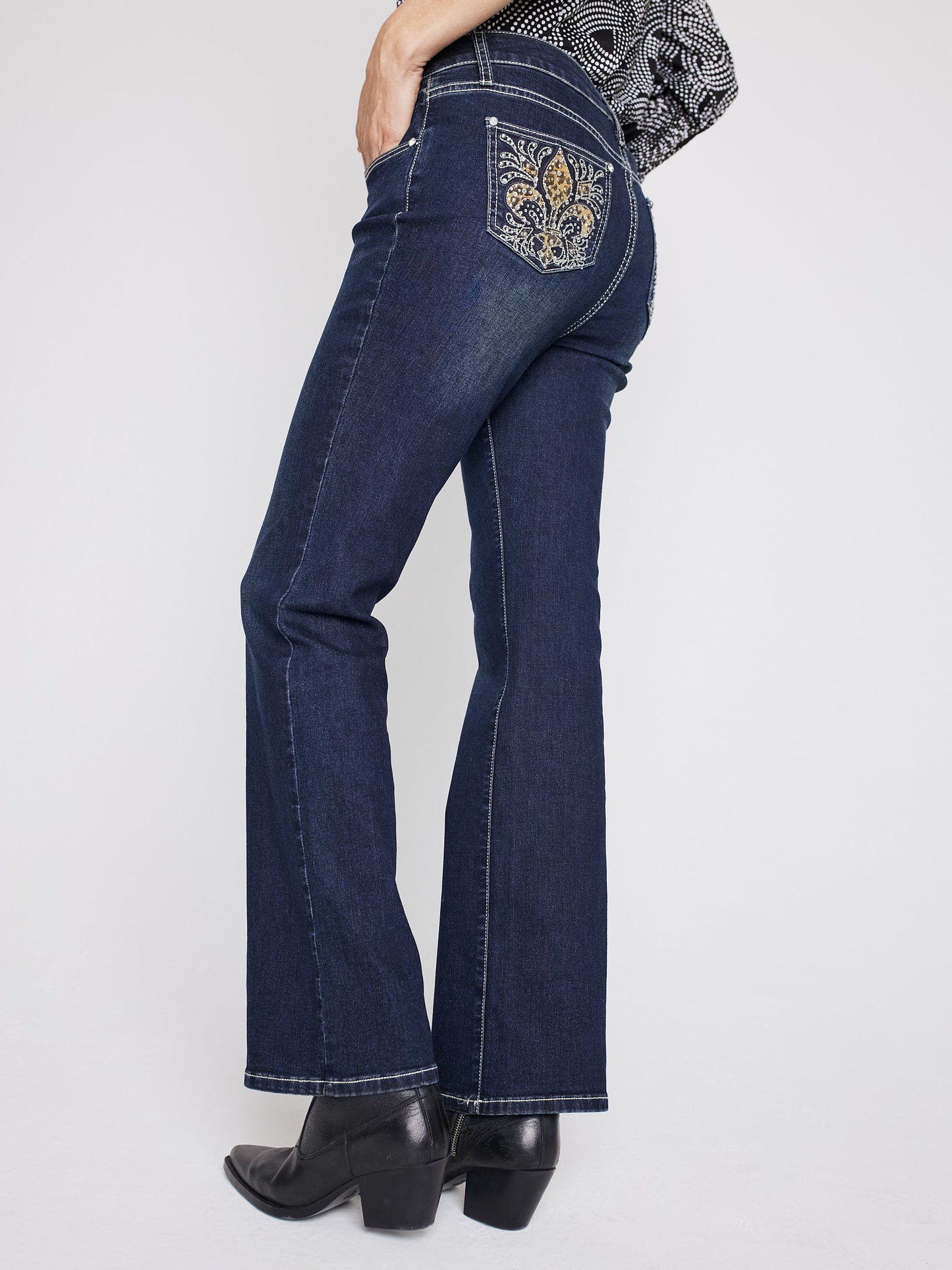 Westport Signature Bootcut Jeans with Bling Back Pocket