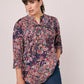 Roz & Ali Ditsy Blossoms Popover - Plus