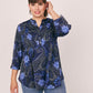 Roz & Ali Navy Paisley & Floral Popover - Plus