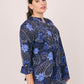 Roz & Ali Navy Paisley & Floral Popover - Plus