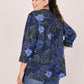 Roz & Ali Navy Paisley & Floral Popover - Plus