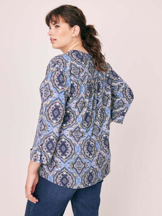 Roz & Ali Blue Yellow Mandala Popover - Plus