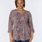 Roz & Ali Rose Paisley Popover - Plus