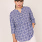 Roz & Ali Kaleidoscope Print Popover - Plus