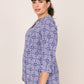 Roz & Ali Kaleidoscope Print Popover - Plus