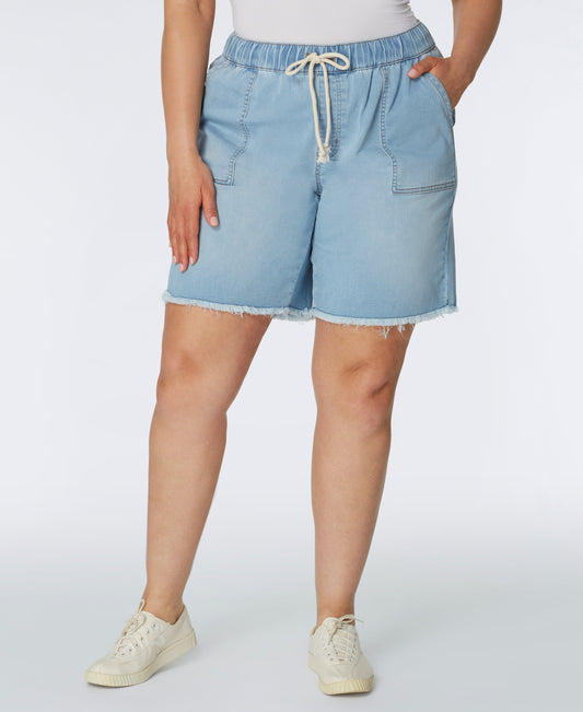 Westport Signature Weekender Fray Hem Shorts - Plus