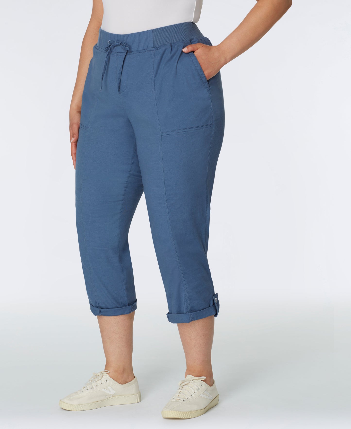 Westport Signature Capri Pants with Knit Waist - Plus