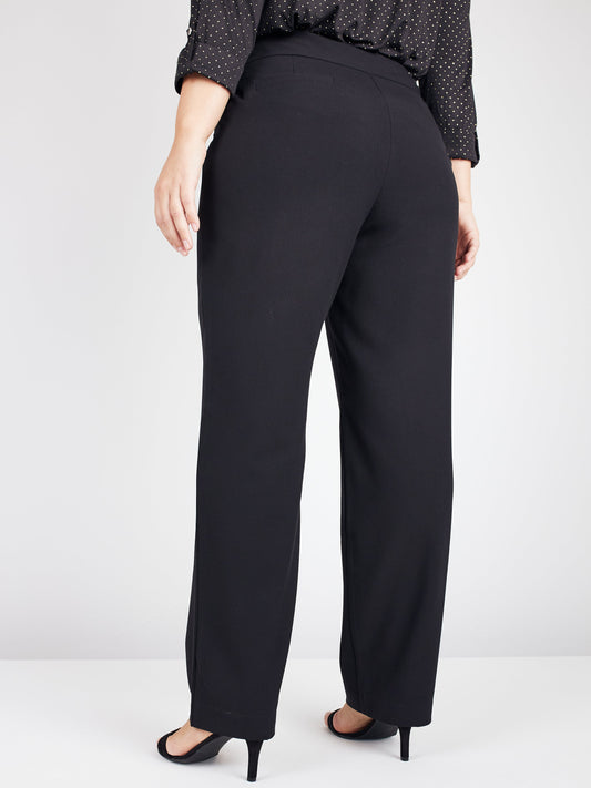 Roz & Ali Secret Agent Pants with Cateye Rivets - Short Length - Plus