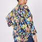 Roz & Ali Floral Mesh Pintuck Popover - Plus