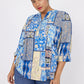 Roz & Ali Denim Friendly Patchwork Popover - Plus