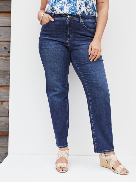 Westport Signature Straight Leg Denim Jeans - Plus