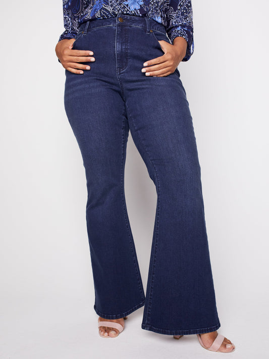 Westport Signature High Rise Modern Flare Leg Jeans - Plus