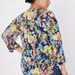 Roz & Ali Floral Mesh Pintuck Popover - Plus