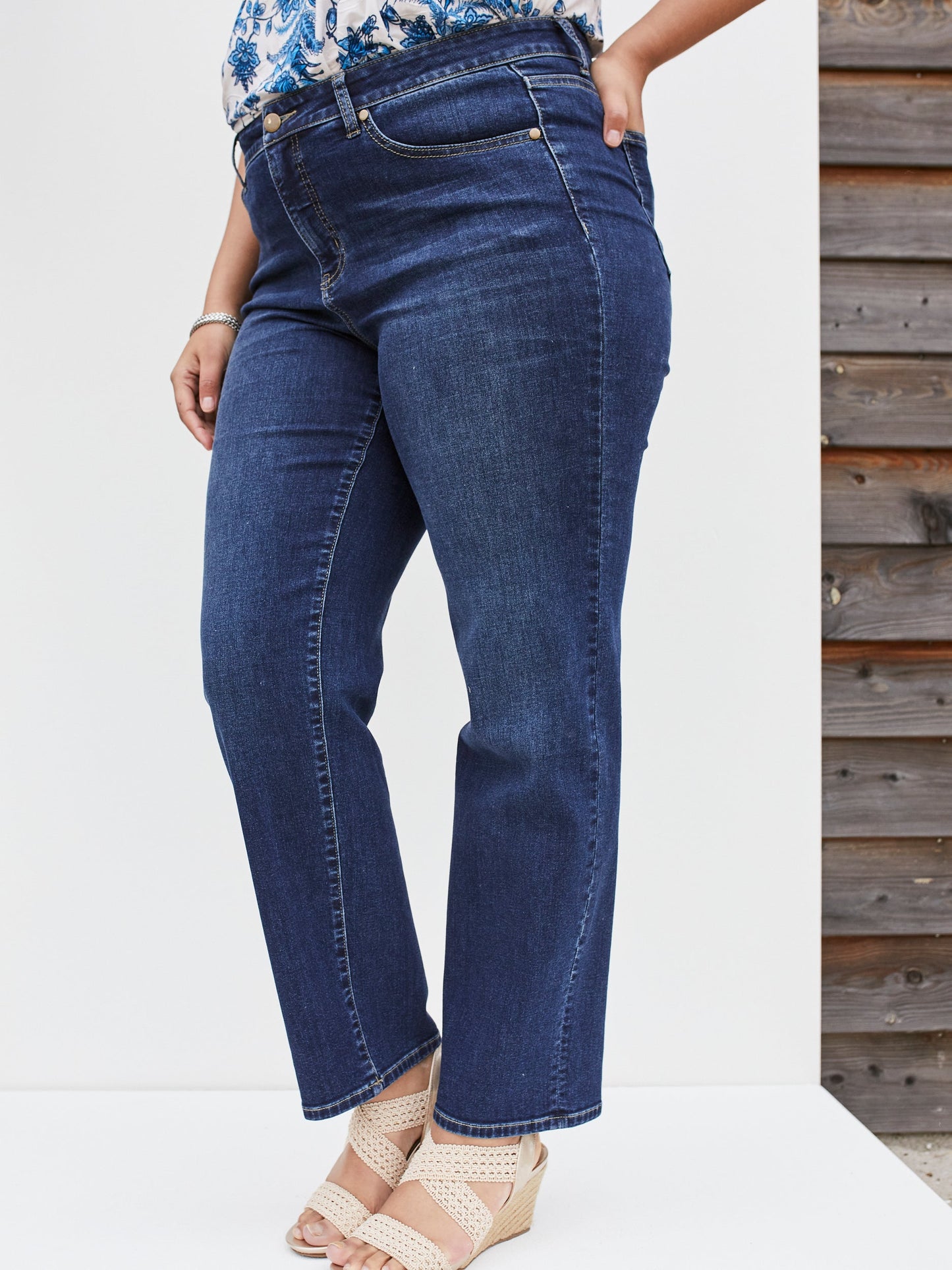 Westport Signature Straight Leg Denim Jeans - Plus