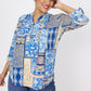 Roz & Ali Denim Friendly Patchwork Popover - Plus