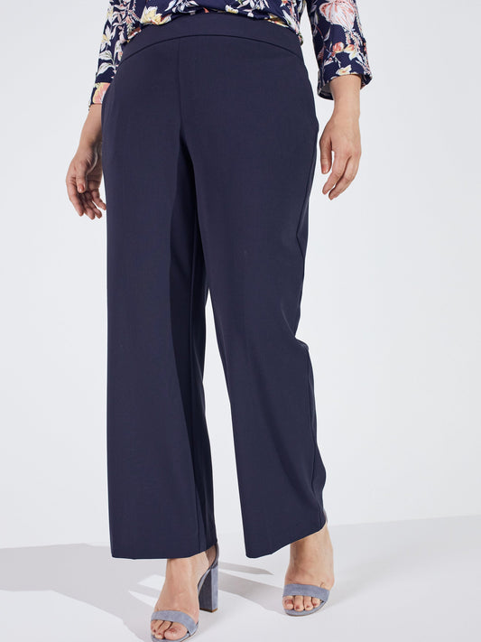 Roz & Ali Secret Agent Slight Bootcut Pants - Plus