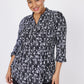 Roz & Ali Dot Pintuck Popover - Plus