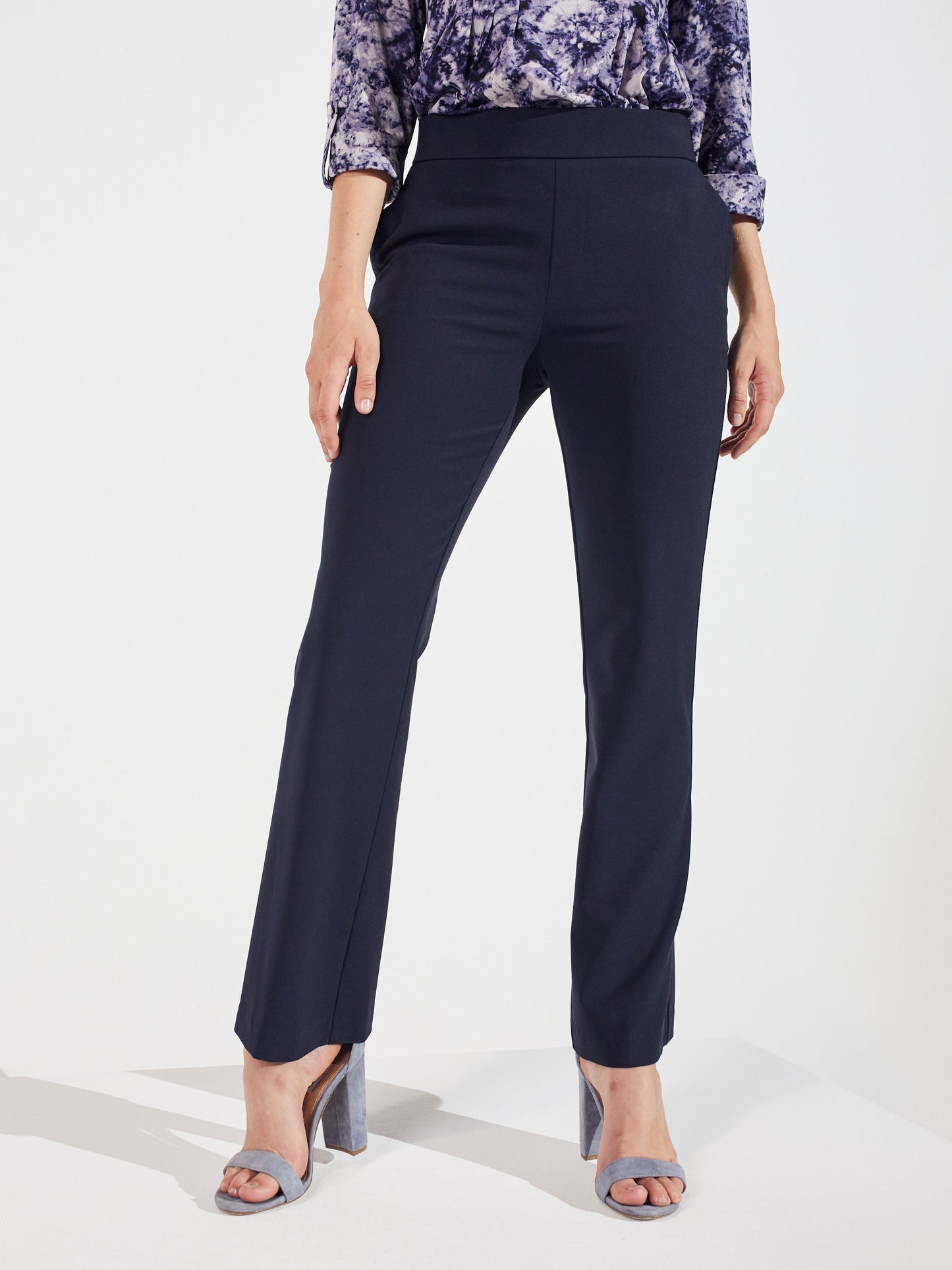 Roz & Ali Secret Agent Slight Bootcut Pants - Petite