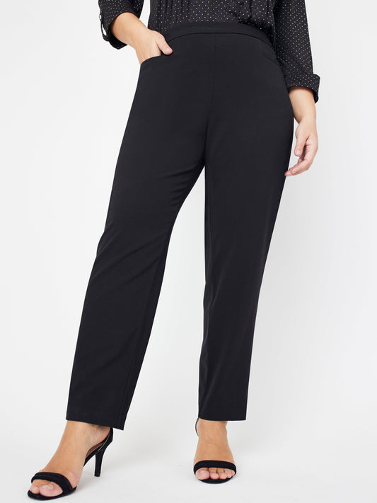 Roz & Ali Secret Agent Pants with L Pockets - Short Length - Plus