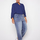 Westport Knit Denim Weekender Sweatpants with Pocket and Drawstring Waist - Plus