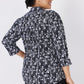 Roz & Ali Dot Pintuck Popover - Plus