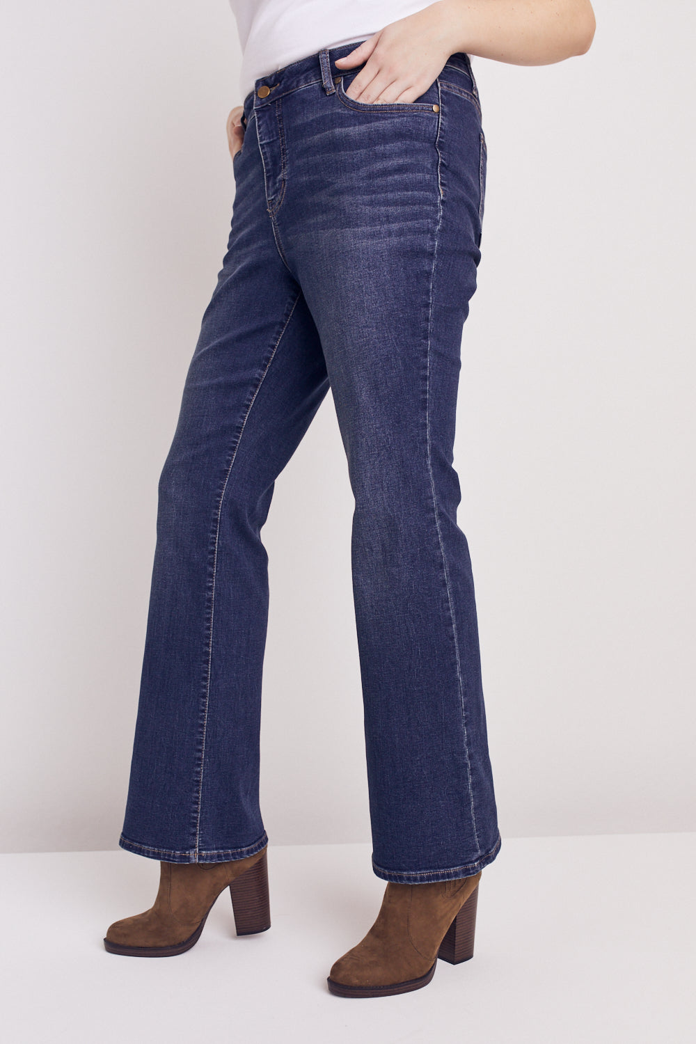 Westport Signature Mid-Rise Bootcut Jeans - Plus