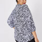 Roz & Ali Floral Ruffle Neck Popover - Plus