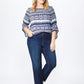 Westport Signature Girlfriend Jeans with Double Rolled Cuff - Plus